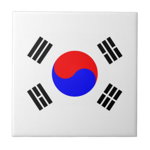 Flag of South Korea Tile