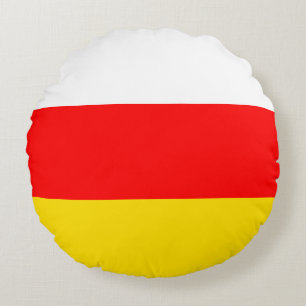 Flag of South Ossetia Round Pillow