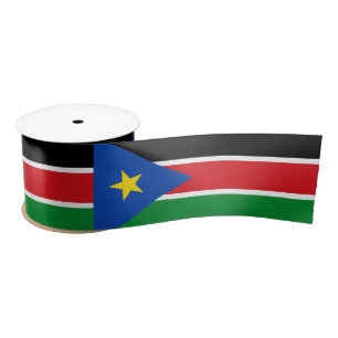 Flag of South Sudan (Africa) Satin Ribbon