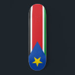 Flag of South Sudan (Africa) Skateboard<br><div class="desc">This design features the national flag of South Sudan (officially known as the Republic of South Sudan), which is a landlocked country in east-central Africa. South Sudan borders Ethiopia to the east, Sudan to the north, the Central African Republic to the west, the Democratic Republic of the Congo to the...</div>