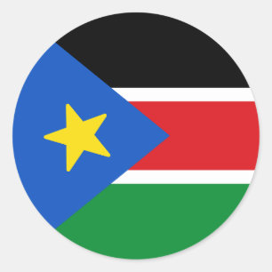 Flag of South Sudan Classic Round Sticker