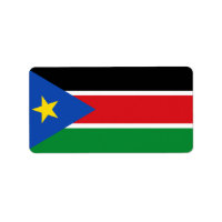Flag of South Sudan Labels