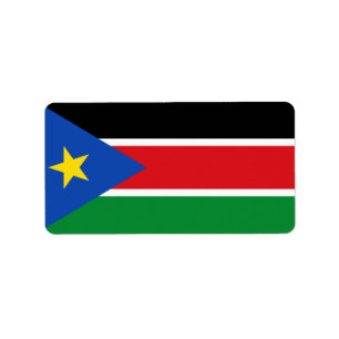 Flag of South Sudan Labels