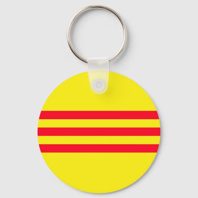Flag of South Vietnam Keychain (Front)