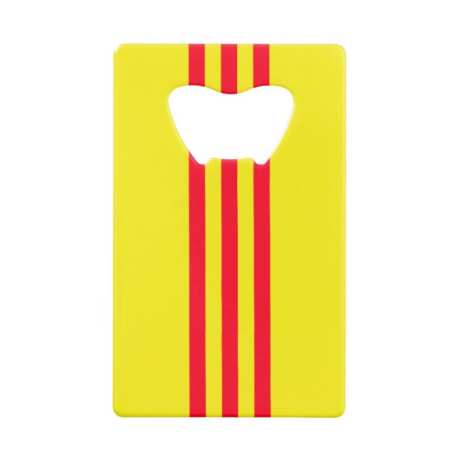 Flag of South Vietnam Wallet Bottle Opener (Back)