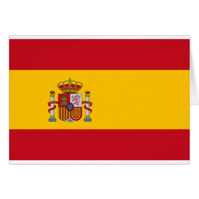 Flag of Spain - Bandera de España - Spanish Flag (Front Horizontal)