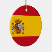 Flag of Spain - Bandera de España - Spanish Flag Ceramic Ornament (Right)