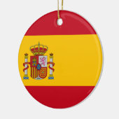 Flag of Spain - Bandera de España - Spanish Flag Ceramic Ornament (Left)