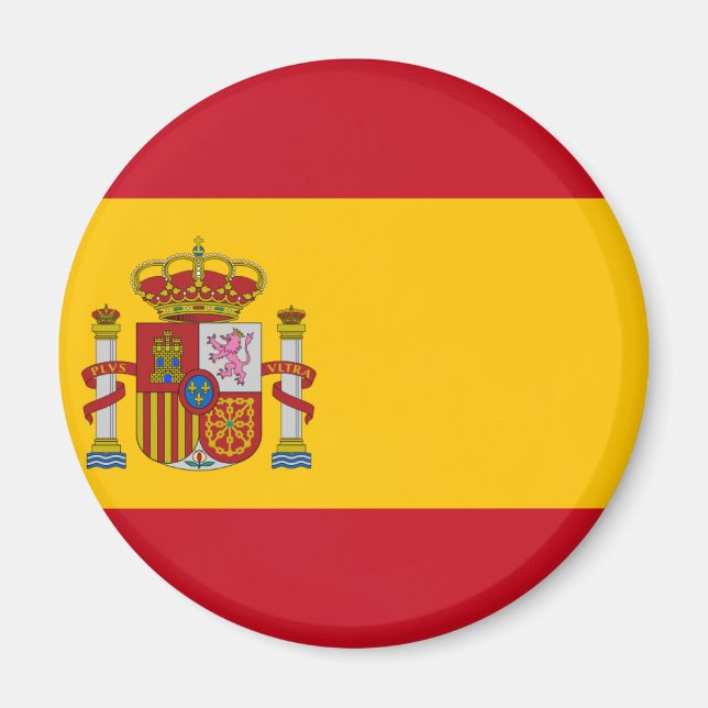 Flag of Spain - Bandera de España - Spanish Flag Magnet (Front)