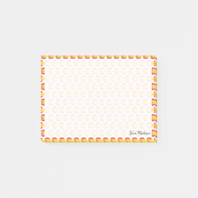 Flag of Spain Emojis Post-it Notes (Front)