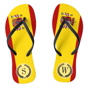 Flag of Spain Flip Flops