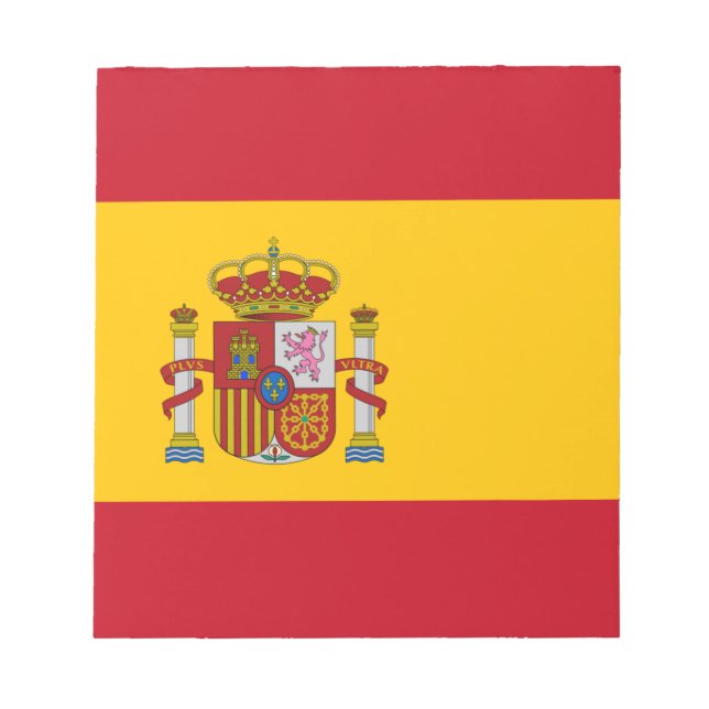 Flag of Spain Notepad (Front)