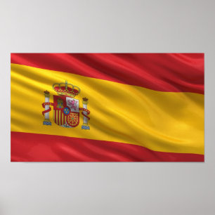 Flag of Spain Poster