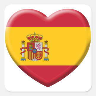 Flag of Spain Square Sticker