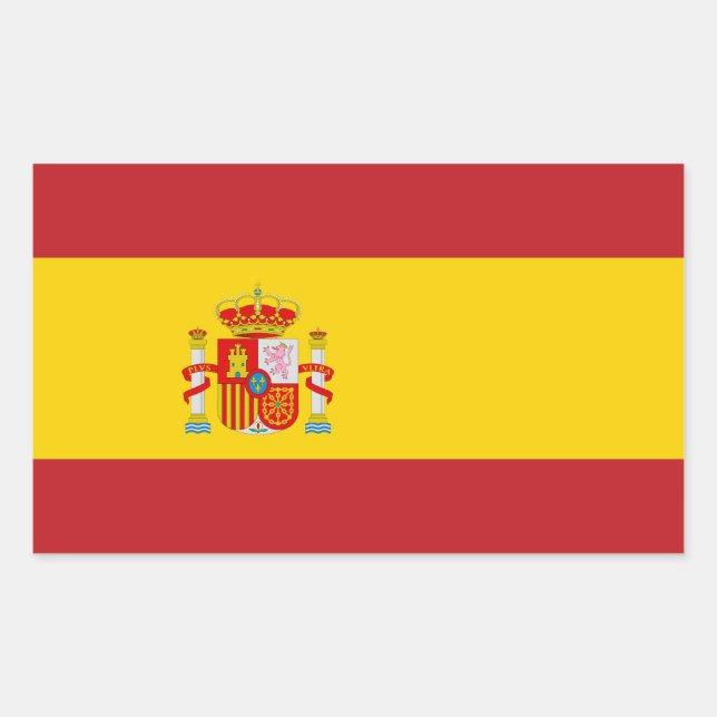 Flag of Spain Sticker (Front)