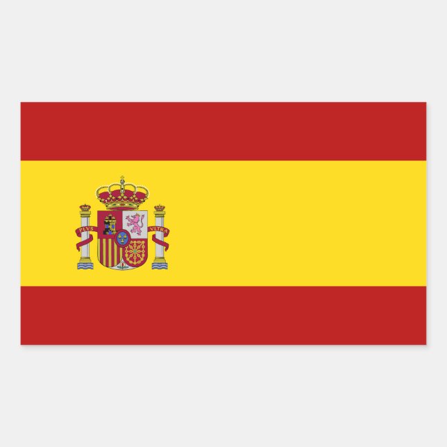 Flag of Spain Sticker (Front)