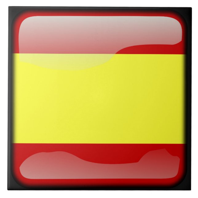 Flag of Spain Tile (Front)