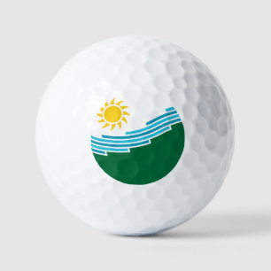 Flag of Spokane, Washington Golf Balls