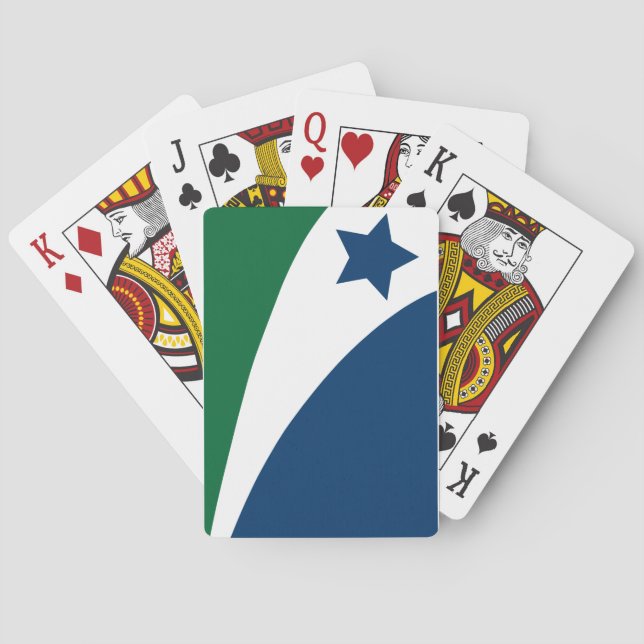 Flag of Spring Hill, Tennessee Playing Cards (Back)