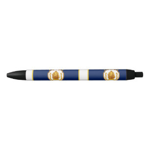 Flag of Springfield, Massachusetts Black Ink Pen