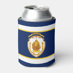 Flag of Springfield, Massachusetts Can Cooler