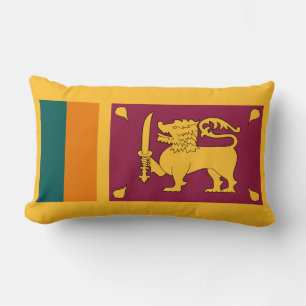 Flag of Sri Lanka Lumbar Pillow