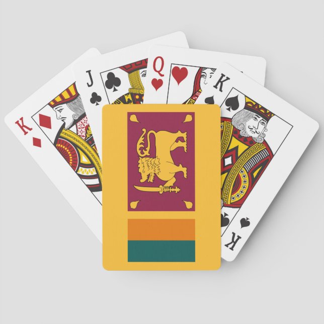 Flag of Sri Lanka Playing Cards (Back)