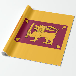 Flag of Sri Lanka Wrapping Paper