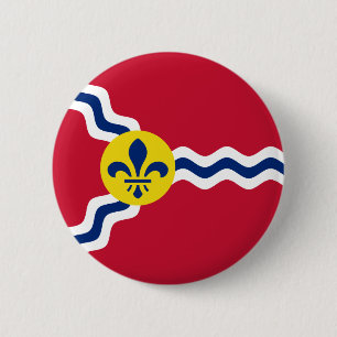 Flag of St. Louis, Missouri 2 Inch Round Button
