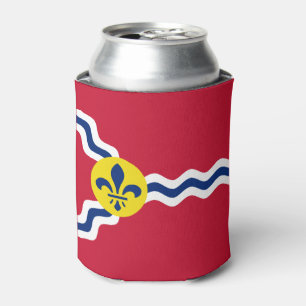Flag of St. Louis, Missouri Can Cooler