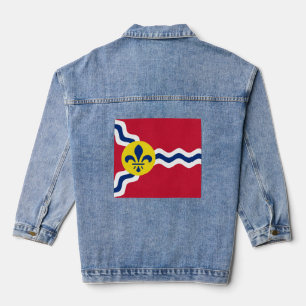 Flag of St. Louis, Missouri Denim Jacket