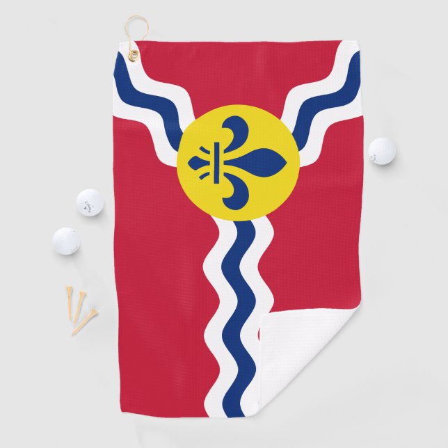 Flag of St. Louis, Missouri Golf Towel (InSitu)