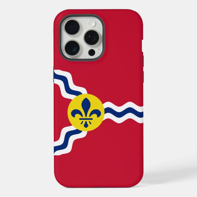 Flag of St. Louis, Missouri  iPhone Case (Back)