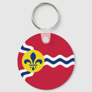 Flag of St. Louis, Missouri Keychain