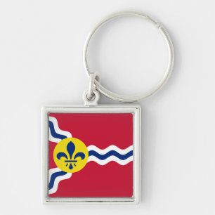 Flag of St. Louis, Missouri Keychain