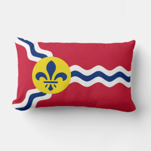 Flag of St. Louis, Missouri Lumbar Pillow