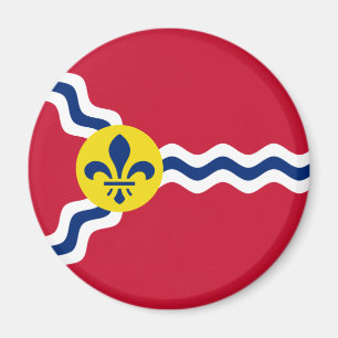 Flag of St Louis (Missouri) Magnet