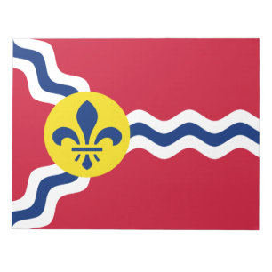 Flag of St Louis (Missouri) Notepad