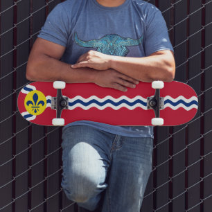 Flag of St. Louis, Missouri Skateboard