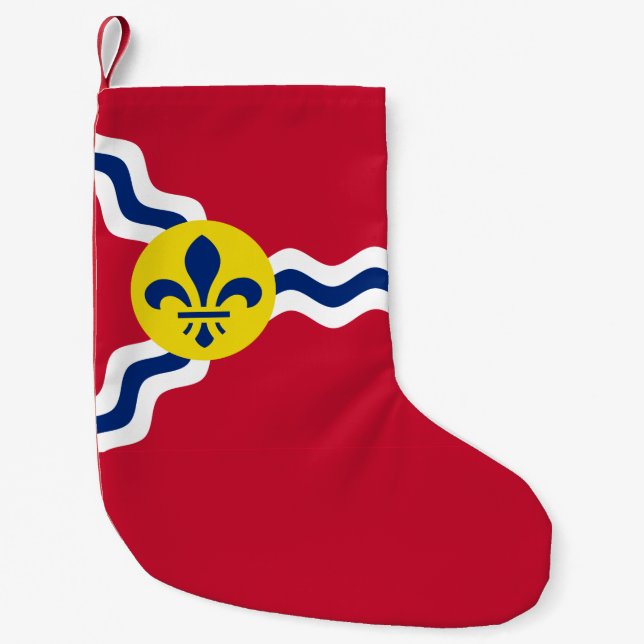 Flag of St. Louis, Missouri Small Christmas Stocking (Front)