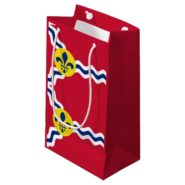 Flag of St. Louis, Missouri Small Gift Bag (Front Angled)