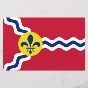 Flag of St Louis (Missouri) Stationery