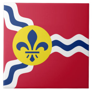 Flag of St Louis (Missouri) Tile