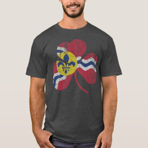 Flag of St Louis Shamrock T-Shirt