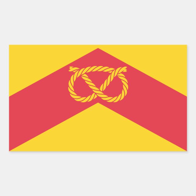 Flag of Staffordshire Sticker (Front)