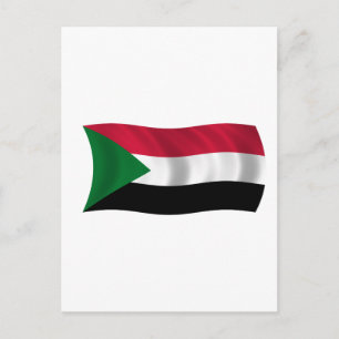 Flag of Sudan Postcard