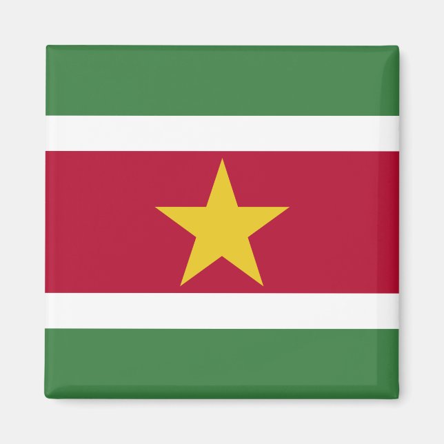 Flag of Suriname Magnet (Front)