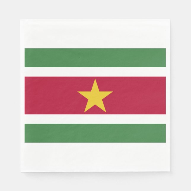 Flag of Suriname Napkin (Front)