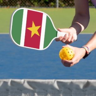 Flag of Suriname Pickleball Paddle