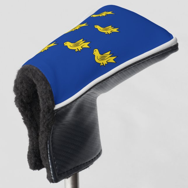 Flag of Sussex Golf Head Cover (3/4 Front)